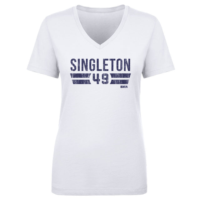 Alex Singleton Women's V-Neck T-Shirt | 500 LEVEL