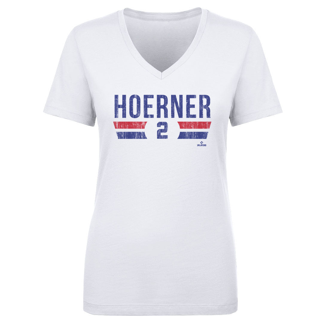 Nico Hoerner Women's V-Neck T-Shirt | 500 LEVEL