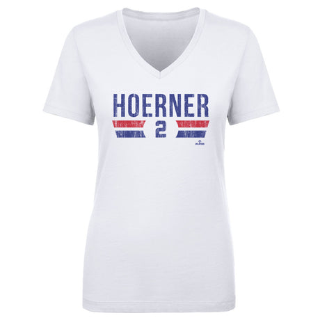Nico Hoerner Women's V-Neck T-Shirt | 500 LEVEL