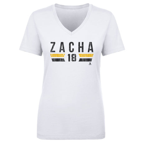 Pavel Zacha Women's V-Neck T-Shirt | 500 LEVEL