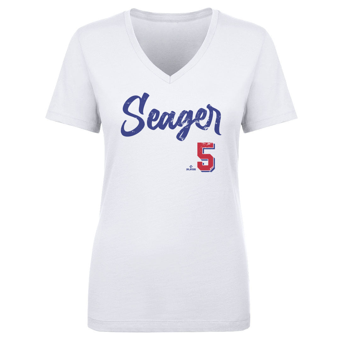 Corey Seager Women's V-Neck T-Shirt | 500 LEVEL