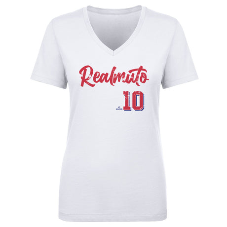 J.T. Realmuto Women's V-Neck T-Shirt | 500 LEVEL