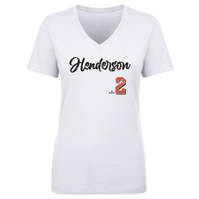 Gunnar Henderson Women's V-Neck T-Shirt | 500 LEVEL