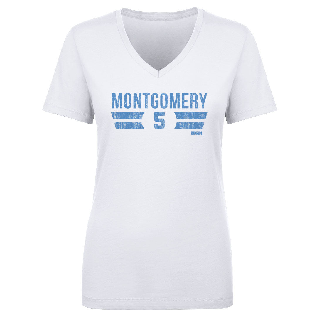 David Montgomery Women&#39;s V-Neck T-Shirt | 500 LEVEL