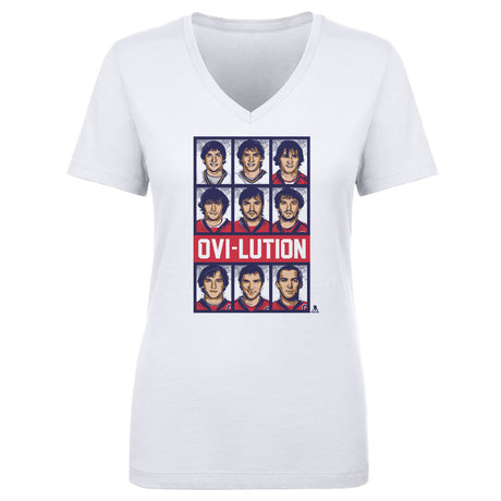 Alex Ovechkin Women's V-Neck T-Shirt | 500 LEVEL