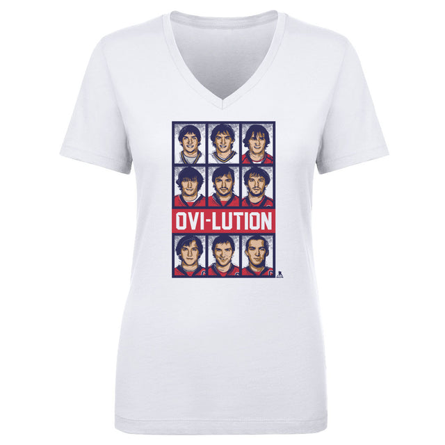 Alex Ovechkin Women's V-Neck T-Shirt | 500 LEVEL