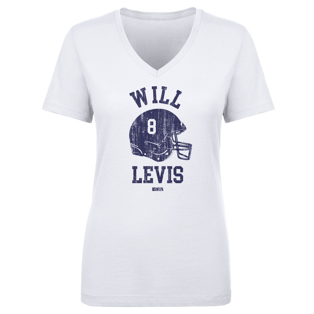 Will Levis Women's V-Neck T-Shirt | 500 LEVEL