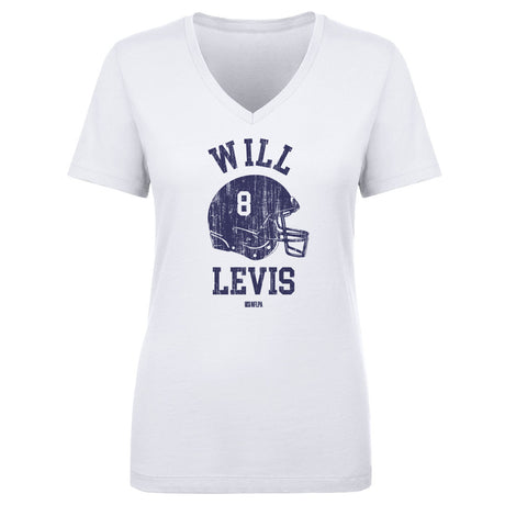 Will Levis Women's V-Neck T-Shirt | 500 LEVEL