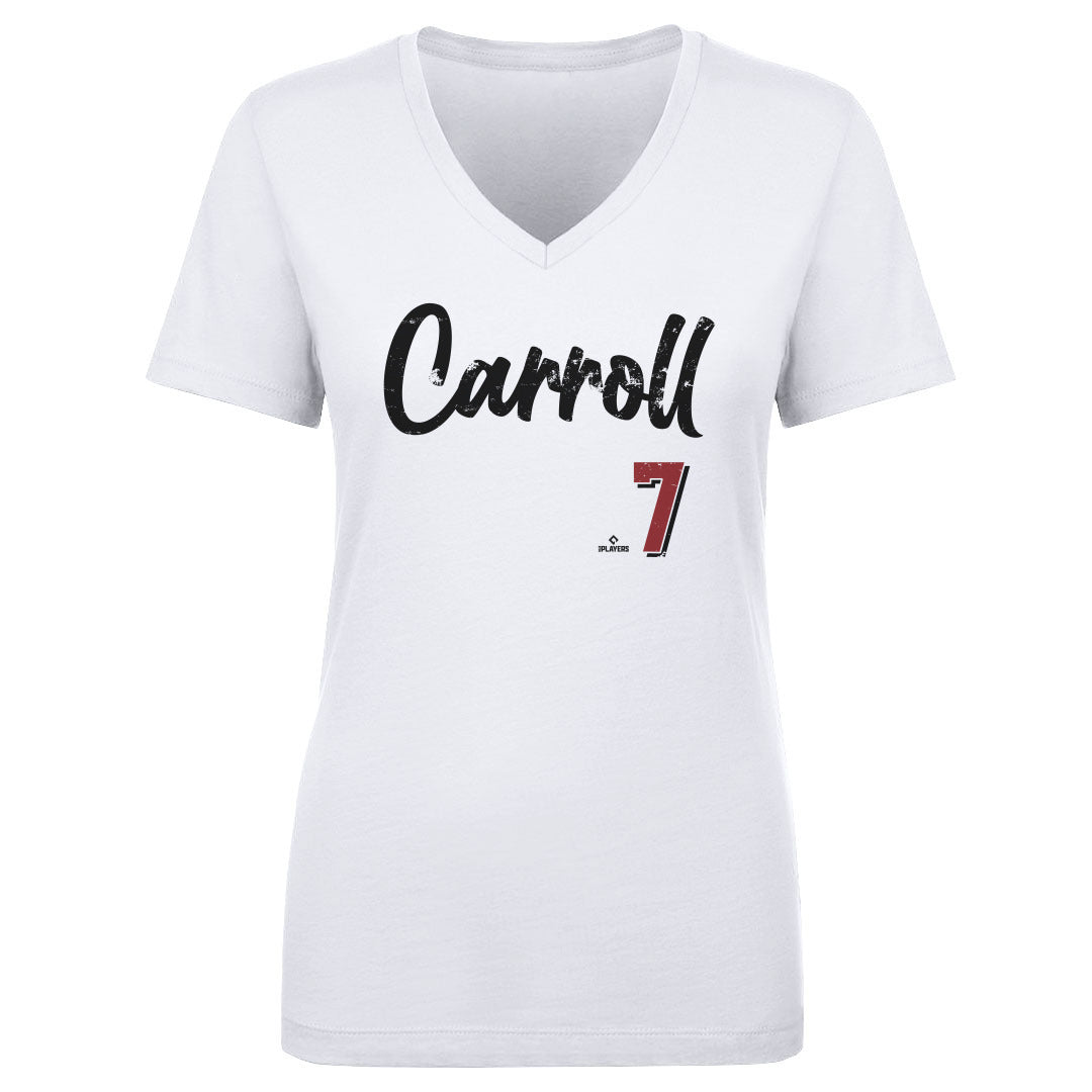 Corbin Carroll Women's V-Neck T-Shirt | 500 LEVEL