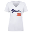 Hunter Brown Women's V-Neck T-Shirt | 500 LEVEL