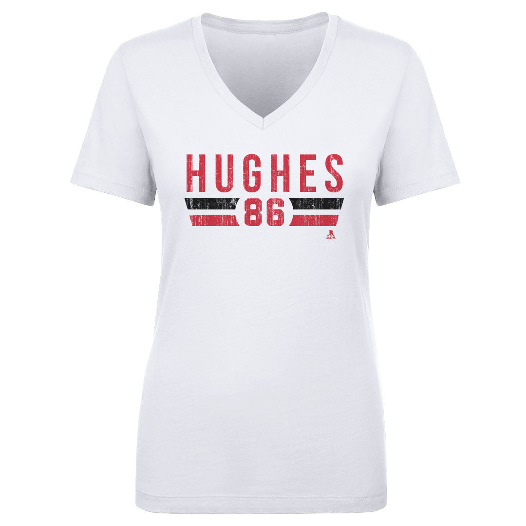 Jack Hughes Women's V-Neck T-Shirt | 500 LEVEL