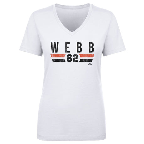 Logan Webb Women's V-Neck T-Shirt | 500 LEVEL