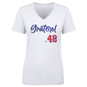 Brusdar Graterol Women's V-Neck T-Shirt | 500 LEVEL