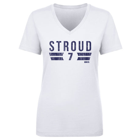 C.J. Stroud Women's V-Neck T-Shirt | 500 LEVEL