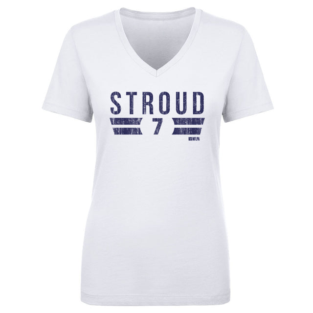 C.J. Stroud Women's V-Neck T-Shirt | 500 LEVEL