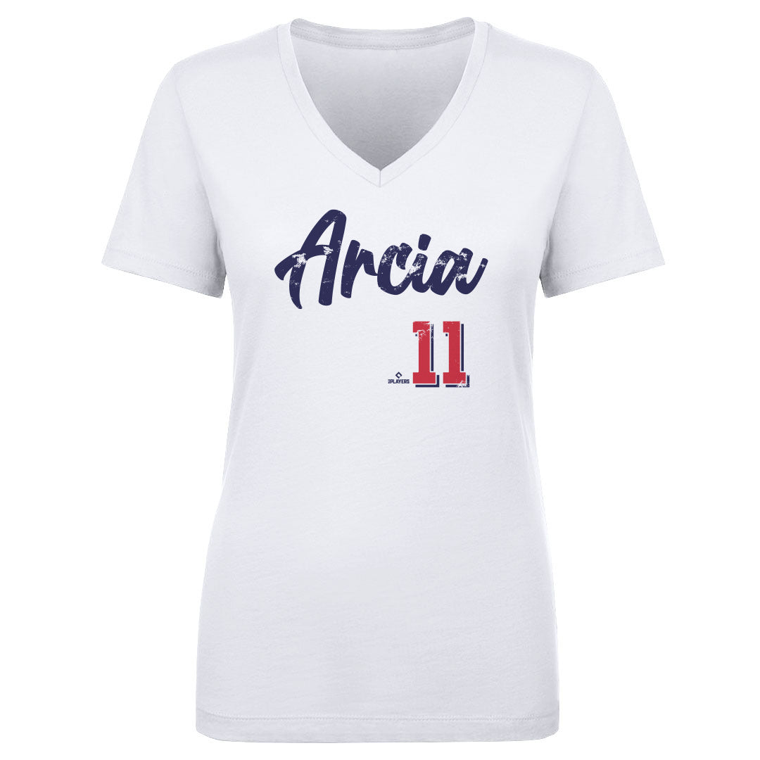 Orlando Arcia Women&#39;s V-Neck T-Shirt | 500 LEVEL