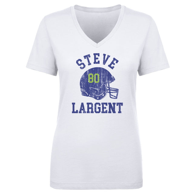 Steve Largent Women's V-Neck T-Shirt | 500 LEVEL