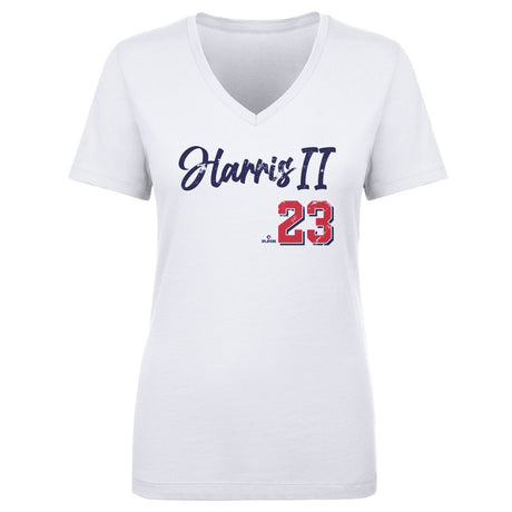 Michael Harris II Women's V-Neck T-Shirt | 500 LEVEL