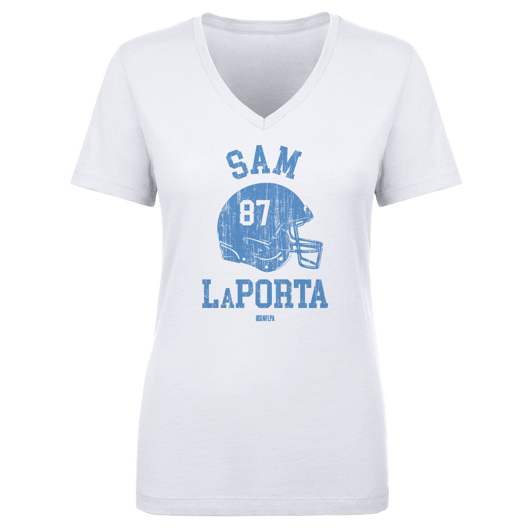 Sam LaPorta Women's V-Neck T-Shirt | 500 LEVEL