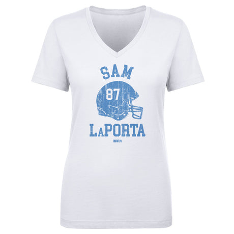 Sam LaPorta Women's V-Neck T-Shirt | 500 LEVEL