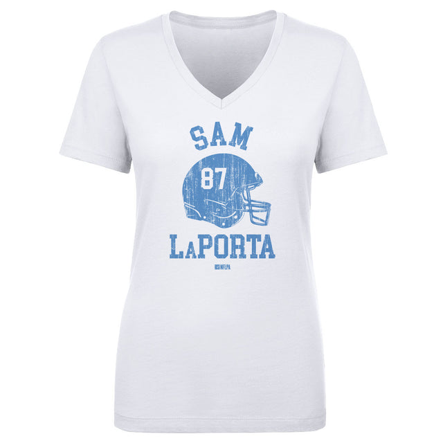 Sam LaPorta Women's V-Neck T-Shirt | 500 LEVEL