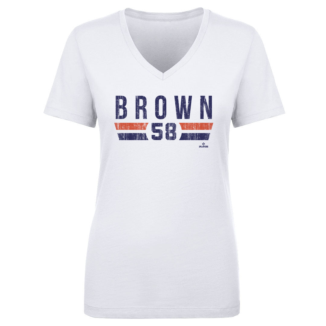 Hunter Brown Women&#39;s V-Neck T-Shirt | 500 LEVEL