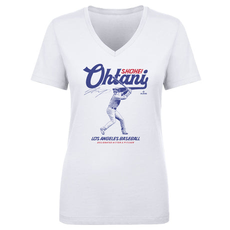 Shohei Ohtani Women's V-Neck T-Shirt | 500 LEVEL