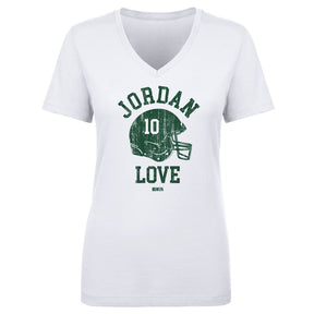 Jordan Love Women's V-Neck T-Shirt | 500 LEVEL