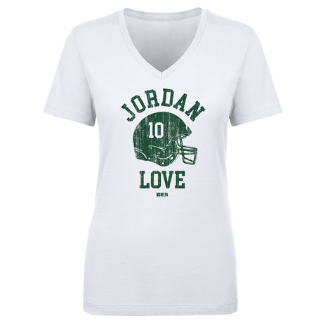 Jordan Love Women's V-Neck T-Shirt | 500 LEVEL