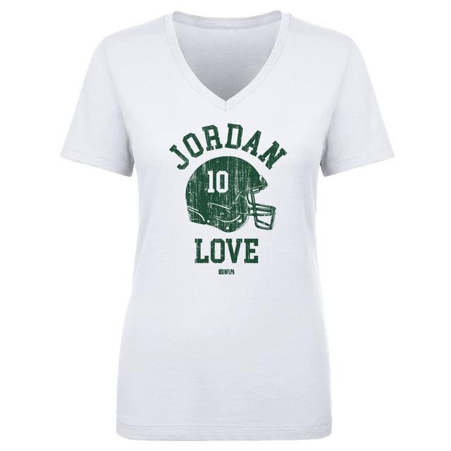 Jordan Love Women's V-Neck T-Shirt | 500 LEVEL
