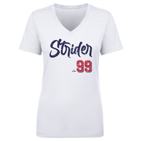 Spencer Strider Women's V-Neck T-Shirt | 500 LEVEL