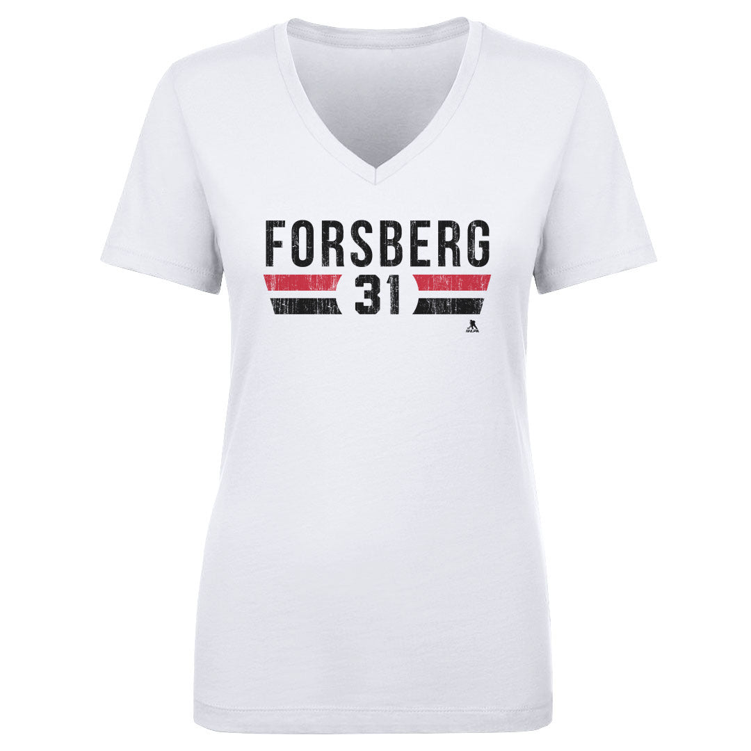 Anton Forsberg Women&#39;s V-Neck T-Shirt | 500 LEVEL