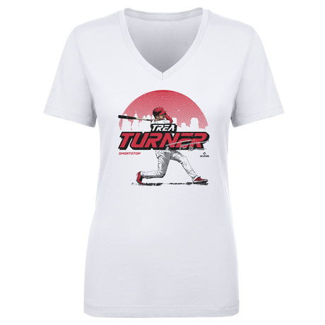 Trea Turner Women's V-Neck T-Shirt | 500 LEVEL