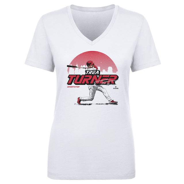 Trea Turner Women's V-Neck T-Shirt | 500 LEVEL
