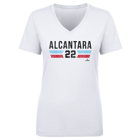 Sandy Alcantara Women's V-Neck T-Shirt | 500 LEVEL