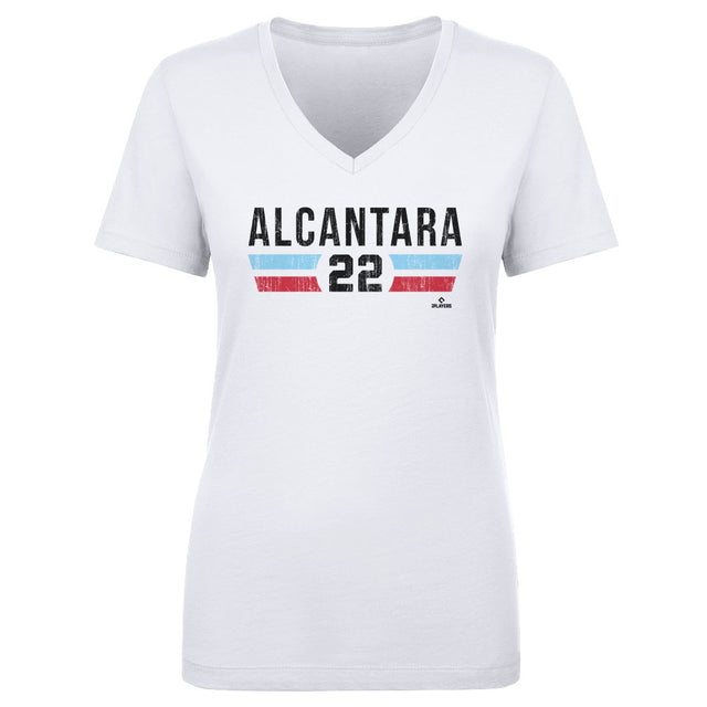 Sandy Alcantara Women's V-Neck T-Shirt | 500 LEVEL