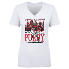 Brock Purdy Women's V-Neck T-Shirt | 500 LEVEL
