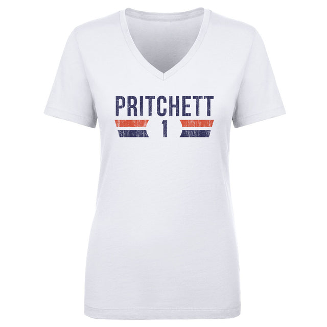 Nehemiah Pritchett Women's V-Neck T-Shirt | 500 LEVEL