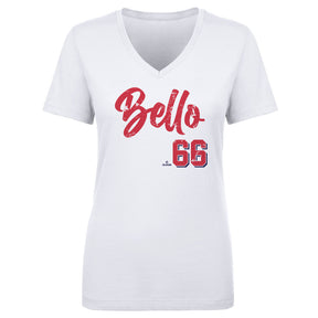Brayan Bello Women's V-Neck T-Shirt | 500 LEVEL