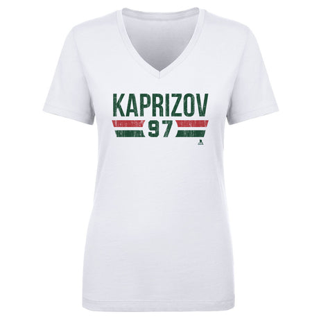 Kirill Kaprizov Women's V-Neck T-Shirt | 500 LEVEL