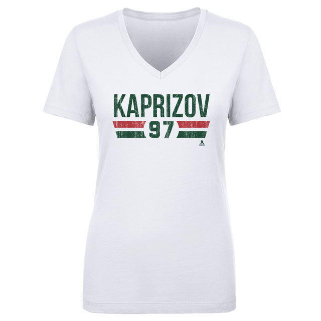 Kirill Kaprizov Women's V-Neck T-Shirt | 500 LEVEL