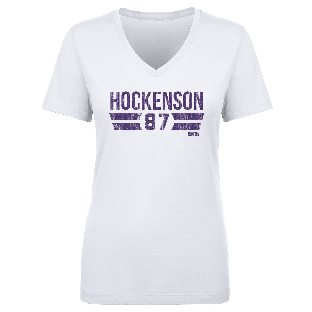 T.J. Hockenson Women's V-Neck T-Shirt | 500 LEVEL