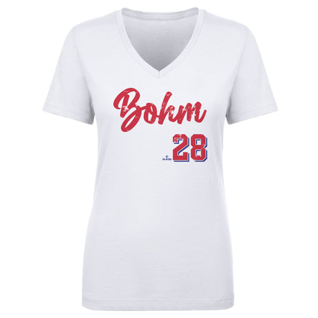 Alec Bohm Women's V-Neck T-Shirt | 500 LEVEL