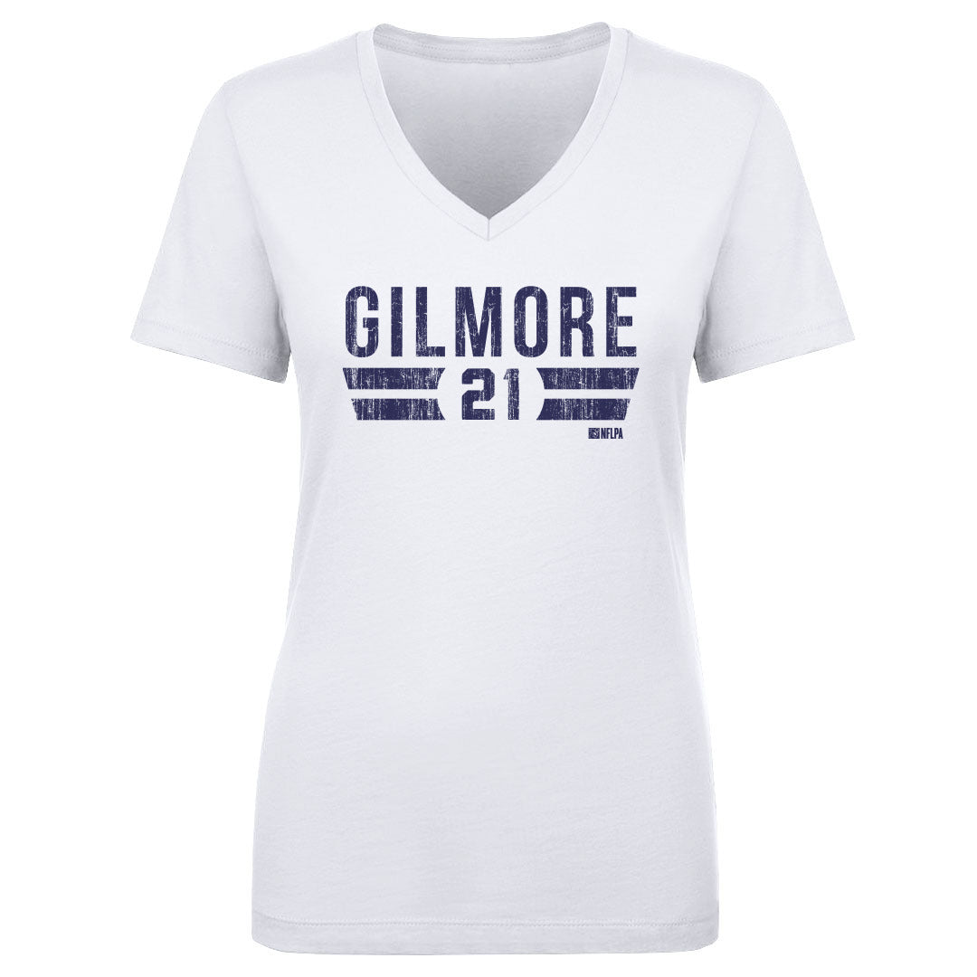Stephon Gilmore Women&#39;s V-Neck T-Shirt | 500 LEVEL