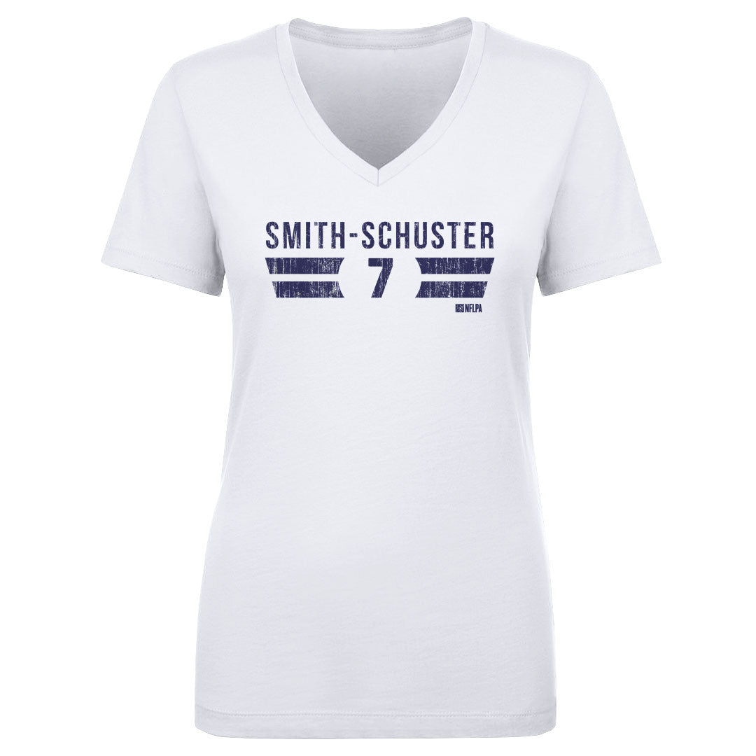 JuJu Smith-Schuster Women&#39;s V-Neck T-Shirt | 500 LEVEL