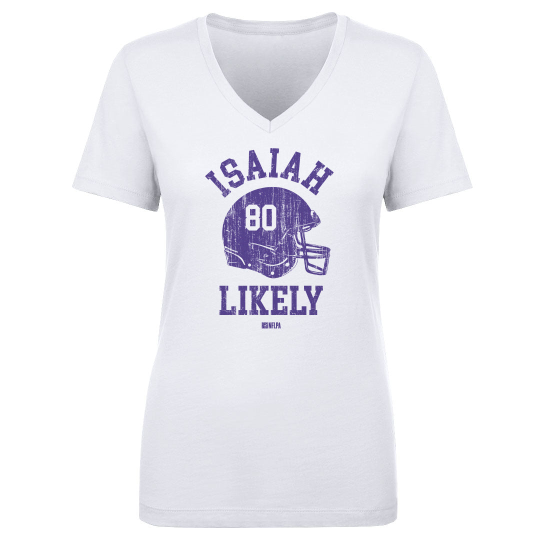 Isaiah Likely Women&#39;s V-Neck T-Shirt | 500 LEVEL